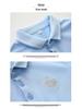 Children's Summer Polo Shirt, Short-Sleeved Pique Cotton, Turn-Down Collar, School Uniform, Boys & Girls' Clothing