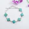 Natural Turquoise Bracelet, 925 Sterling Silver Bracelet, Arizona Turquoise Bracelet , Handmade Light Weight Bracelet, Birthday Gift