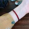 Koi Gold Tiger Eye Stone Bracelet Wenwan Niche Simple and Small Gift New Chinese Retro Goldfish Beaded Bracelet