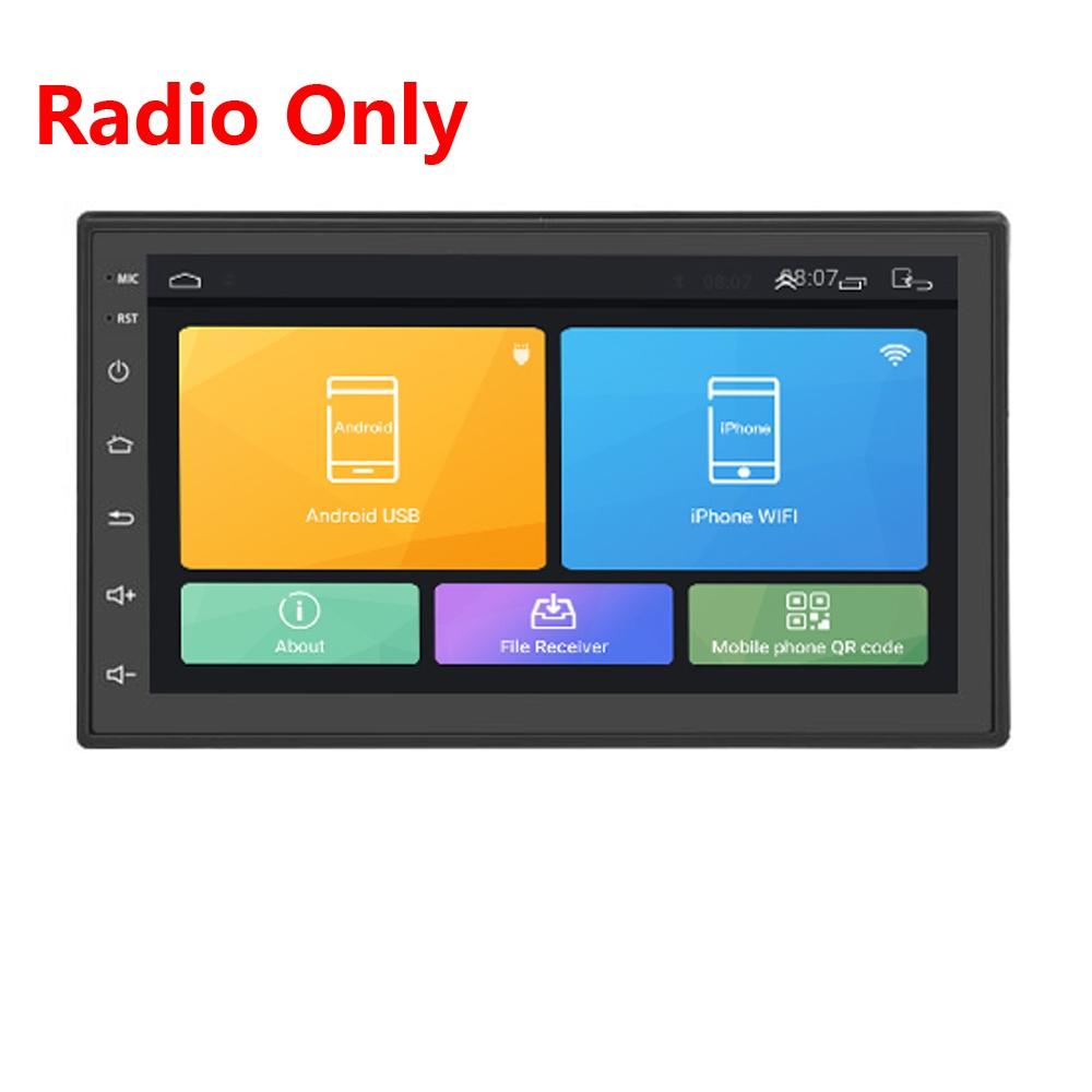 Touch Screen Radio Android 8.1 GPS Vehicle Stereo Camera 2Din 7 Inch