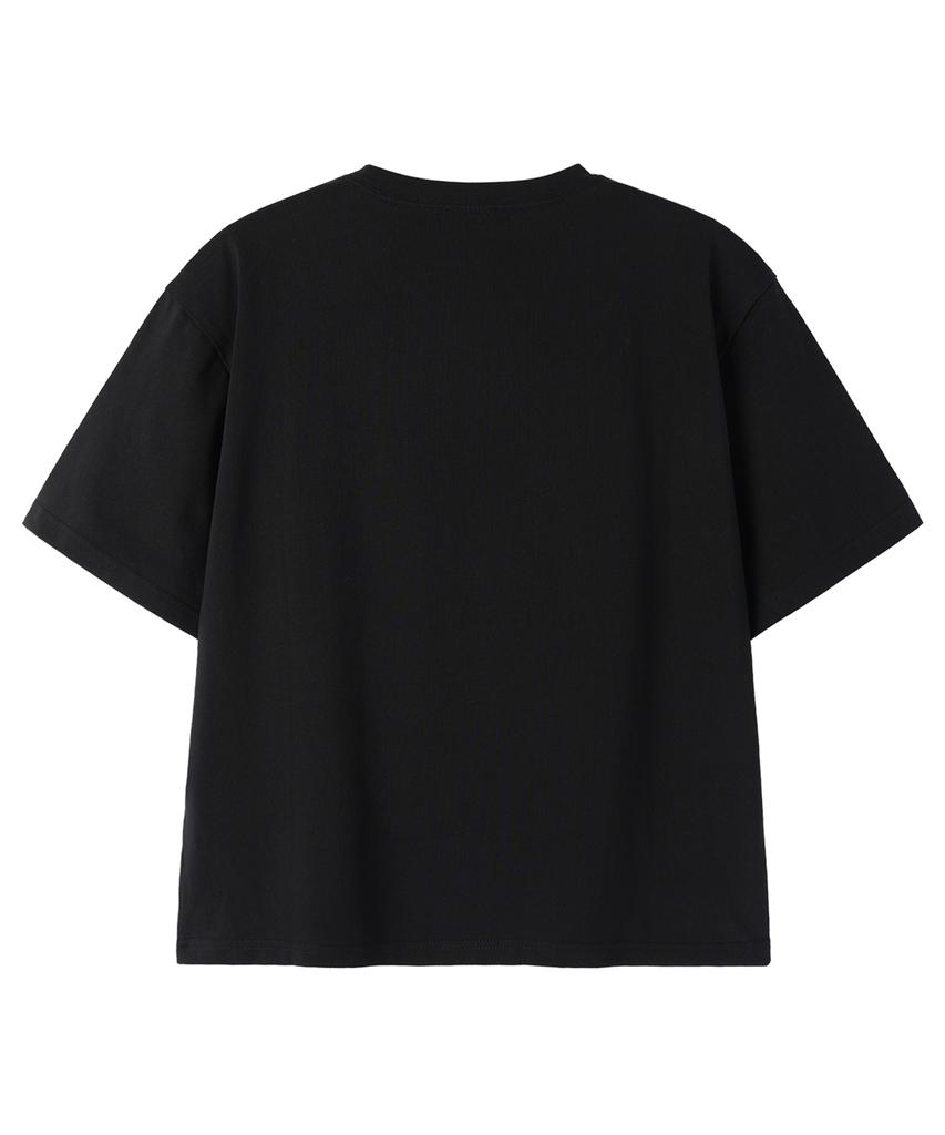 Opeunyadeu(Owai) Tears Of Divine Crop Tee - Black