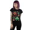 Marvel Womens/Ladies Iron Man And Hulk Christmas Day Cotton T-Shirt