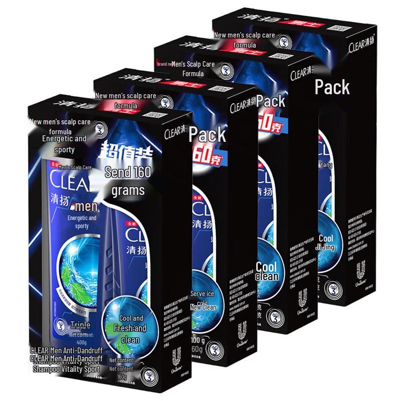 Clear Men Anti-Dandruff Shampoo, Active Sports Mint Scent