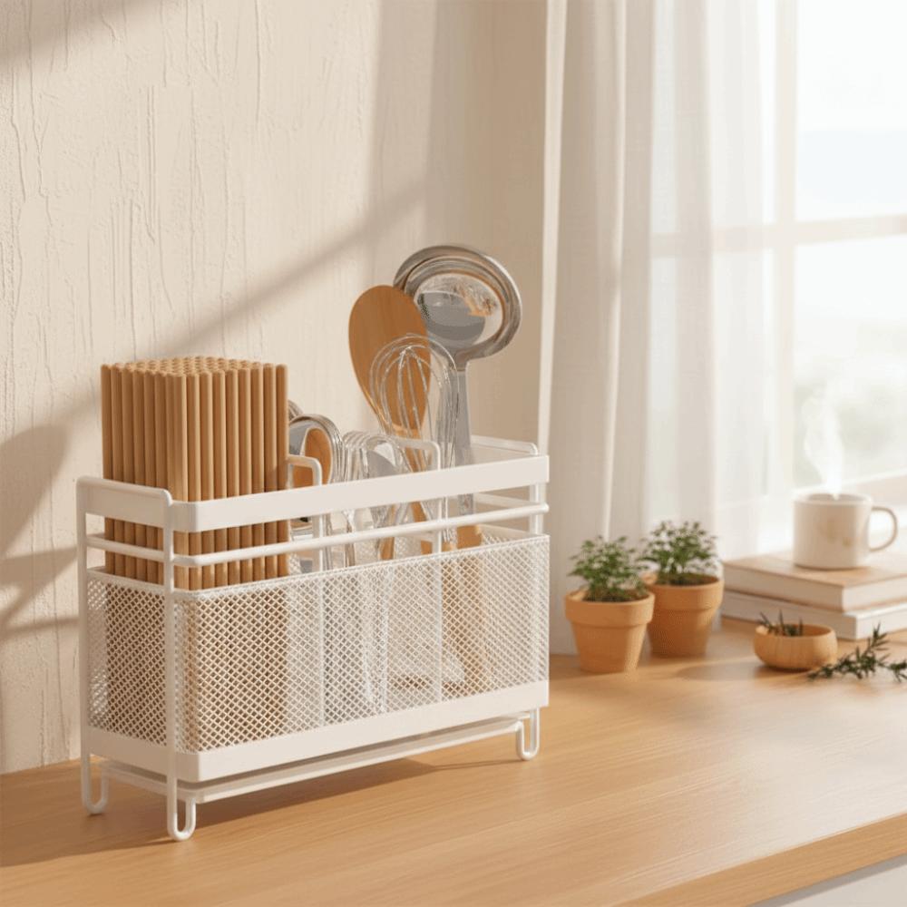 Space Saving Chopsticks Storage Holder Rust Proof Cutlery Storage Shelf  Kitchen Gadgets