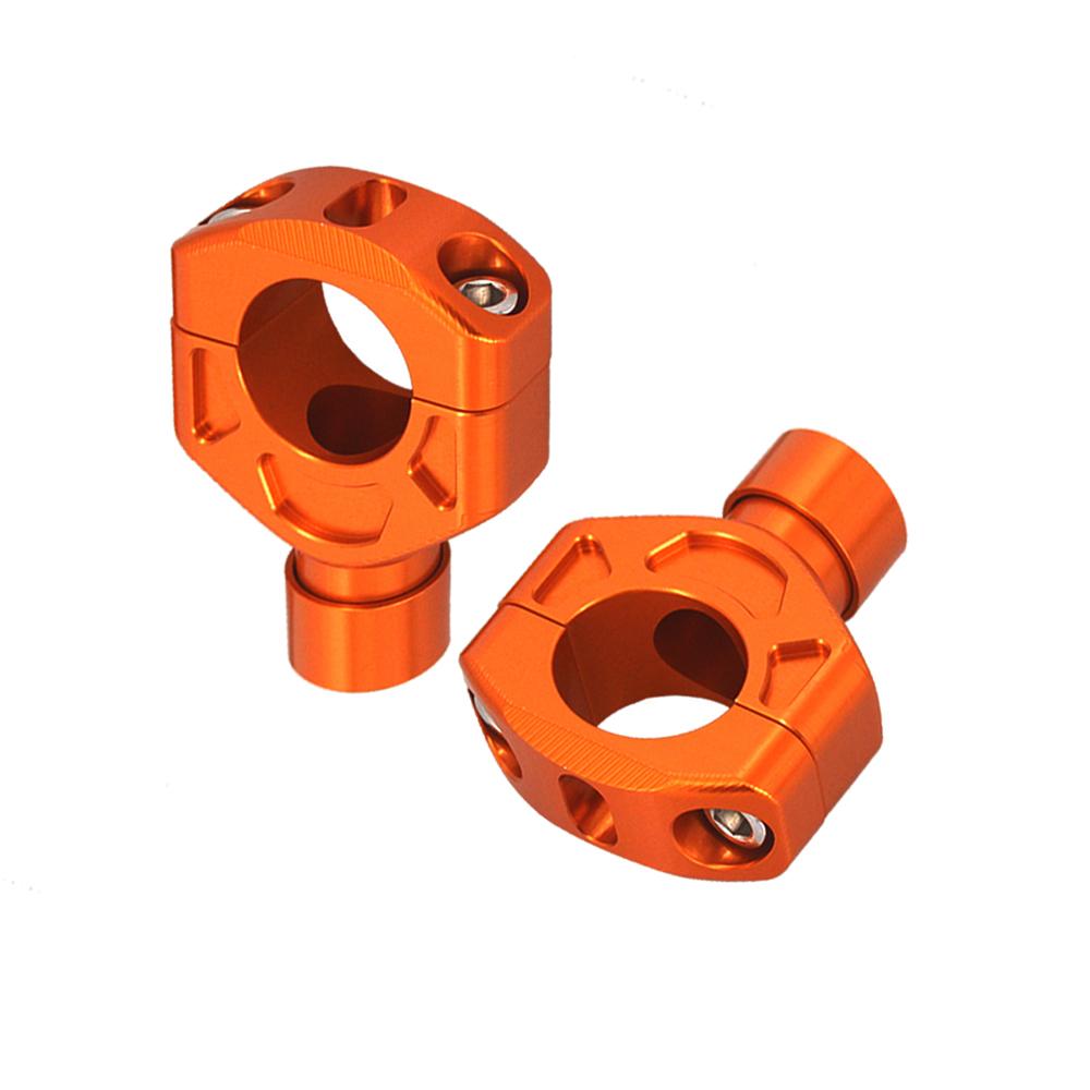 

Зажим для крепления на руль мотоцикла, комплект подъемника, подъемник для KTM Duke 390 690 LC4 Enduro Supermoto SMC Duke390 оранжевый