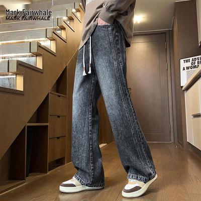 Herren Straight Loose Fit Jeans