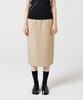 WEREVE Line Midi Skirt_Beige