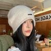 Cat ears wool hat women's autumn and winter new warm cute knitted hat thickened versatile cold hat