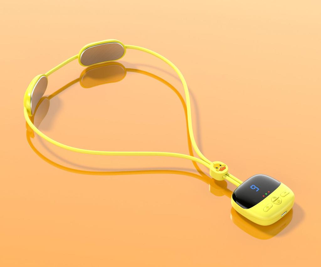 Przenośny Elektryczny Masażer Szyi Masażer Kręgosłupa Szyjnego Mikroprąd Gorący Kompres Inteligentne Narzędzie do Masażu Szyi Relaks