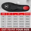 Arch Support Insoles [3.0cm Arch] Shock Absorption Sports Insoles Comfortable Antibacterial and Deodorizing for Daily Life, Walking, Standing Work, Un