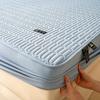 1 PC Waterproof Bedcover Fitted Sheet Bed Mattress Cover Thickened Quilted Soft Comfortable Breathable Solid Color Bedding Mattress Cover
