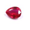 9.35 Carat Certified Red Ruby Burma Christmas Day Pear Shape Loose Gemstone SN268