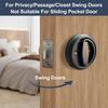 Simple Metal Entry Grip Modern Dark Entry Grip Set Thin Shape Cabinet Knob Simple Installation for Small Living Zones