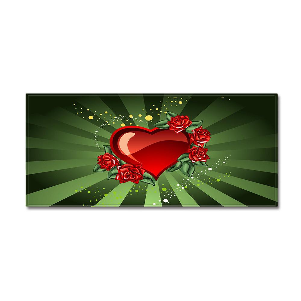 Valentine'S Day Carpet Long Floor Mat Love Theme Doormat