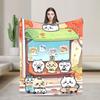 Cute Kawaii C-ChiikawaS Cartoon Movie Blanket  Camping Flannel Throw Blanket For Couch Bed Warm Soft Design Quality Bedspread