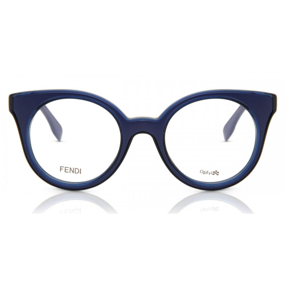 Fendi Ff 0198 Woman L04 Women Eyeglasses Blue/47-21-145