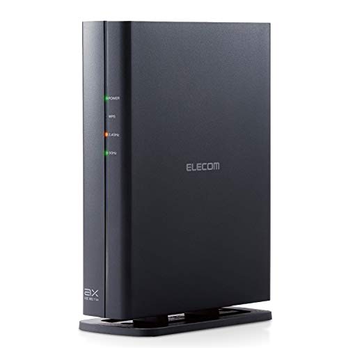 Elecom WiFi Router Wireless LAN Wi-Fi6 11ax 1201+574Mbps Compatible with IPv6 (IPoE) Equipped with Built-in Antenna Supervised by DX Antenna Equipped