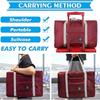 1Pc Red/Navy/Green Multifunctional Folding Travel Bag Single Shoulder Hand Luggage Bag Large Capacity Luggage Storage Waterproof