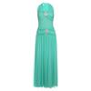 2026 European and American style spring new women's clothing solid color slim-fitting high-waisted fashion neck backless sleeveless dress
