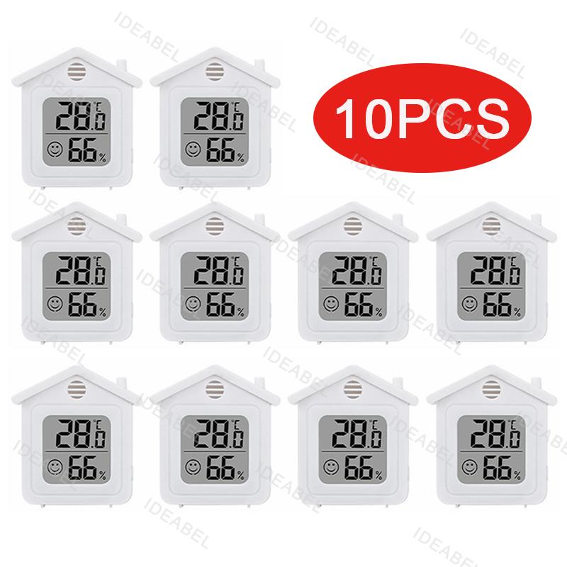 6-10PCS Indoor Thermometer LCD Digital Temperature Room Hygrometer Gauge Sensor Humidity Meter Indoor Thermometer Temperature