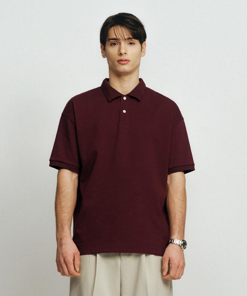 Dibeullu Relaxed Polo Shirt Sepia Wine
