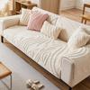 Modern Minimalist Thick Suede Surface Sofa Cover Universal Non-slip Soft Sofa Towel  Living Room Winter Warm Fluffy Sofa Cover