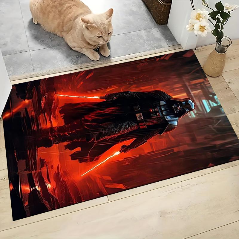1Pc Darth Vader'S Shadow Carpet Rug Customizable Soft Washable Antislip Home Living Room Sofa Mats Personalized Rug 0917170
