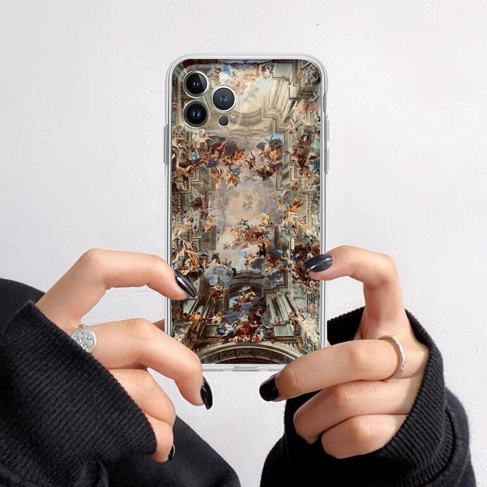 Renaissance Art Phone Case for iPhone 16 15 8 7 6 6S Plus X SE XR XS 14 11 12 13 Mini Pro Max Mobile Case