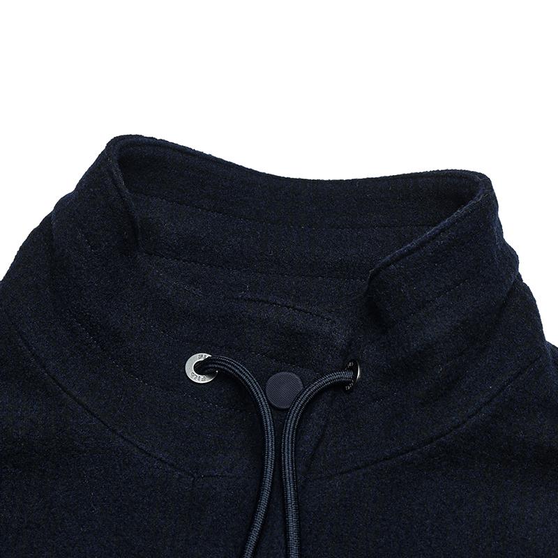 Fila Casual Stand Collar Color Block Jacket Women Jacket Blue F11W514705FNV