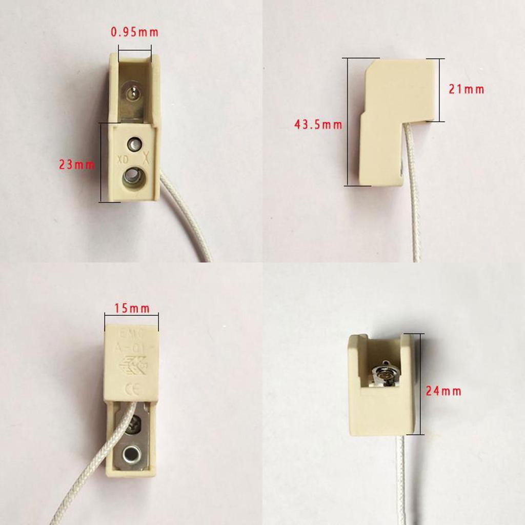 5x R7S Lamp Base Sockets Practical Professional Replacement Durability