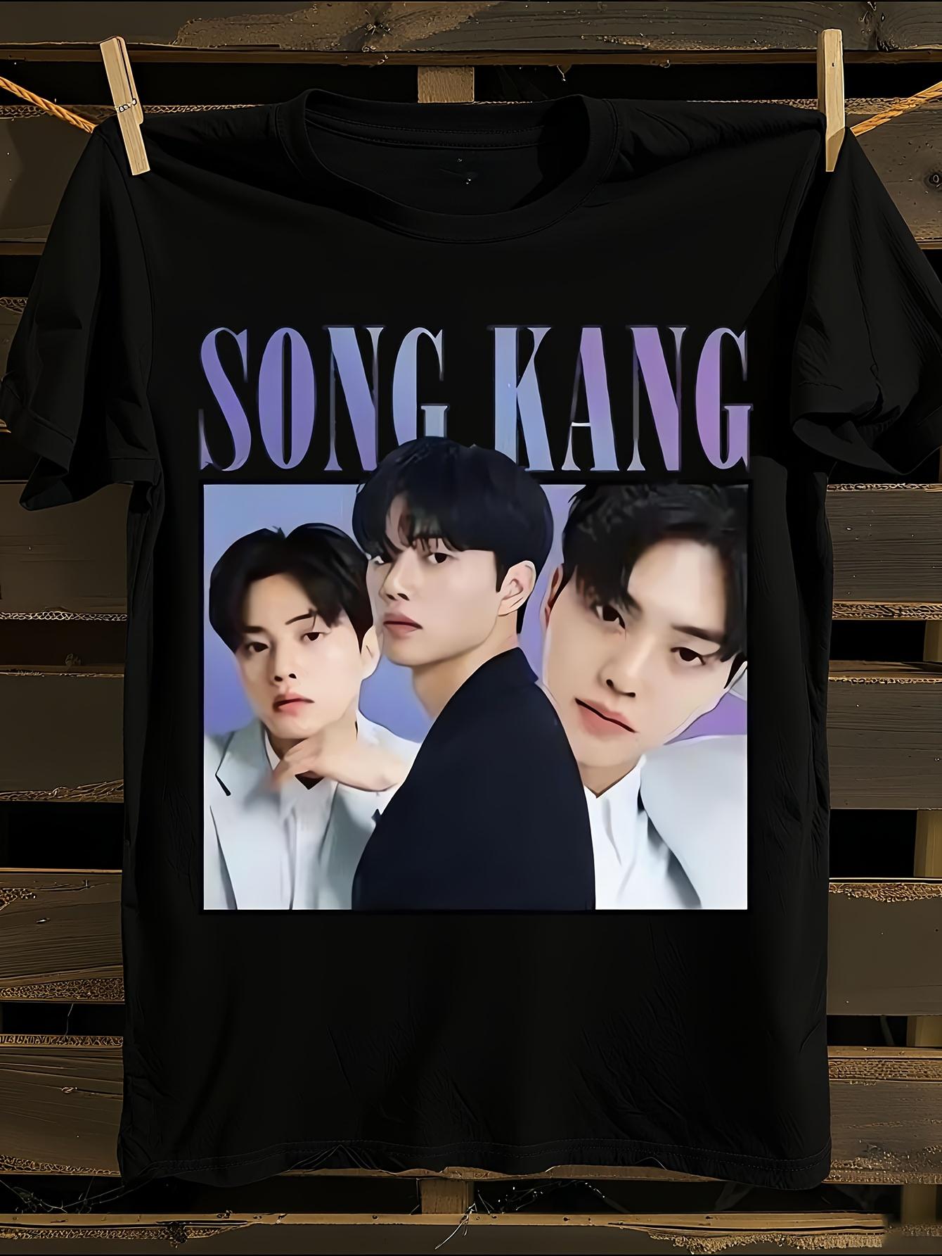 Vintage K-Drama Inspired Song Kang Graphic T-shirt XXXXL