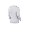 Nike Dry Elite Basketball Long-Sleeve Crew Neck T-Shirt With Solid Color Logo Women Tops White 842740-100