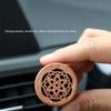 1Pcs Car Essential Oil Diffuser Wooden Aroma Diffuser Car Vent Clip Wooden Carved Aromatherapy Diffuser Auto Air Freshener
