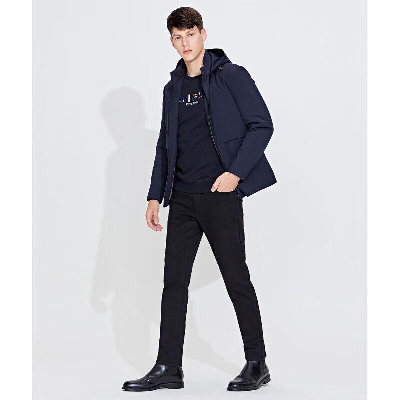 Navigare Men's Detachable Hood Short Padded Jacket