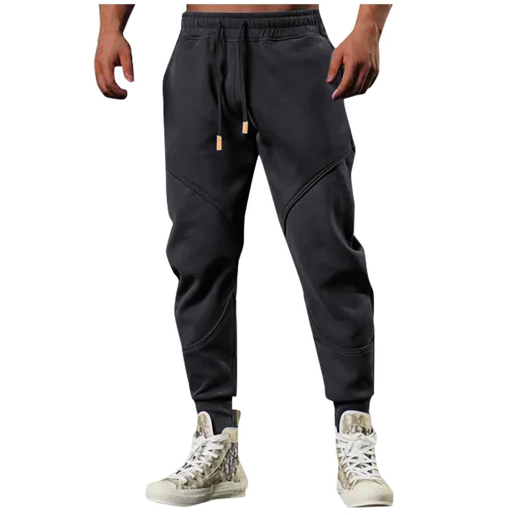 Casual Sports Pants Men's Loose Leggings Long Panel Fitness Running Training Pants