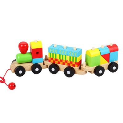 Todoribro tren con forma de madera juega juguetes para niños coreanos