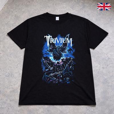 Trivium T-Shirt Metal Band Grafik T-Shirt Heavy Metal Erwachsene Kinder Schwarz