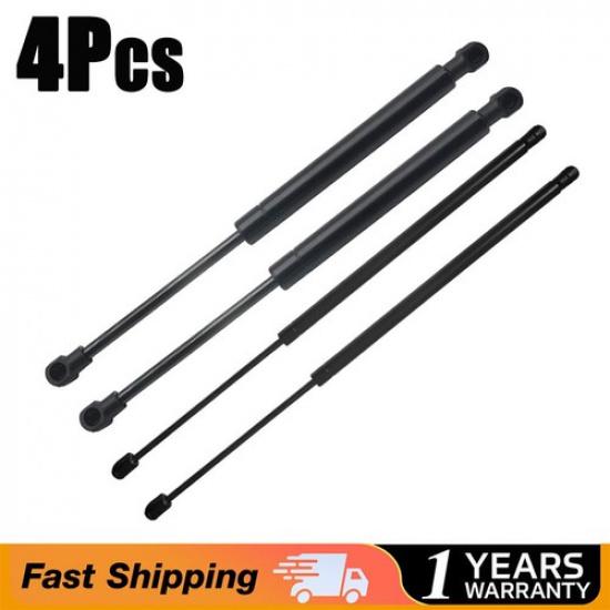 For BMW 5Series E60 E61 2004-10 Front Hood+Rear Tailgate Gas Shock Struts 4Pcs