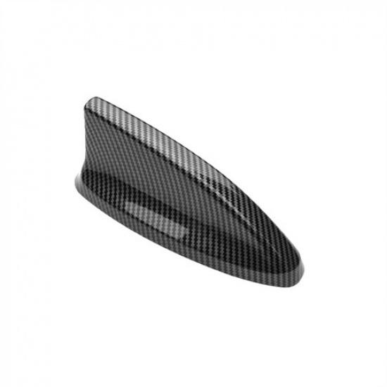 ABS Carbon Fiber Look Shark Fin Antenna Cover Case For Honda Civic 11th -24