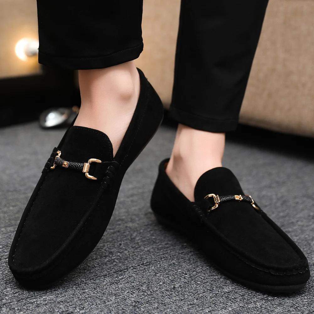 Men's Loafers Casual One Foot Shoes Soft Penny Loafers Lightweight Driving Boat Shoes Design Casual Shoes Casual Sneakers 2025