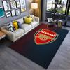 """Arsenal Logo Teppich Moderne Wohnkultur Wohnzimmer Bereichsteppich"" Geeignet für die Verwendung als Antirutsch für Wohnzimmer Schlafzimmer Sofas"