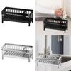 Sink Sponge Holder Stand Stainless Steel Sponge Rack with Detachable Towel Bar for Kitchen Sink Accessories and Bathroom Shelf