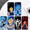 Dragon Ball Vegeta Transparent Phone Case for Motorola Moto Edge 20 30 40 50 S30 Fusion Ultra Pro Neo Lite + G200 G23