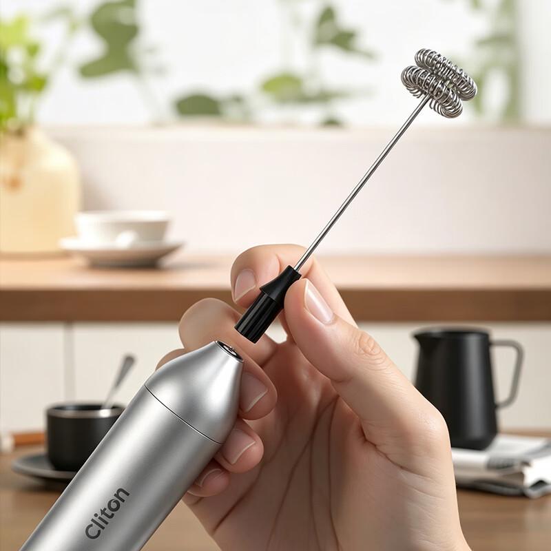 CLITON Rechargeable Electric Milk Frother