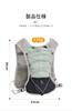 Clapoyis Running Trail Running Walking Vest Backpack, Small, Non-Shaking, Backpack, Hydration, (White, S)