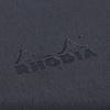 Rhodia Metallic PU Leder Kugelschreiber und Script Black Block Rhodia 11 A7 Schwarz 80 5mm RHODIA cfmtpu11setbk Set, (Enthält Nein. Notizblock, Blätter,