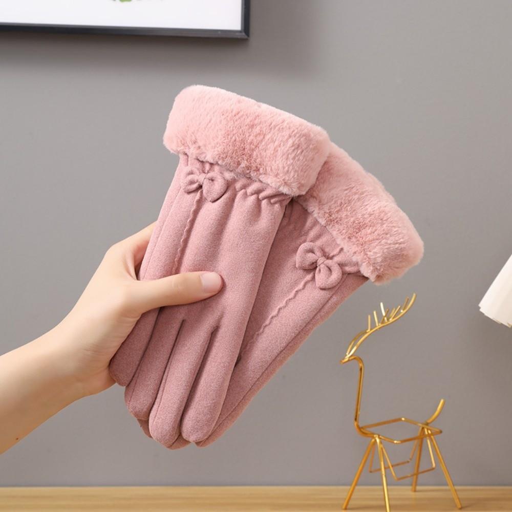 Touchable Screen Winter Gloves Warm Skiing Gloves New Windproof Cold Proof Gloves Girls