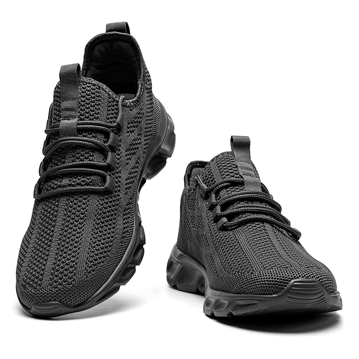 

Damyuan Women Shoes Running Shoes For Women Unisex Sneakers Outdoor Elastic Jogging Sports Shoes Air Cushion Zapatillas Deporte 46 темно-сірий колір