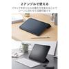 ELECOM iPad Air 11 inch case (M2) 2024 model, iPad Air 5th and 4th generation, lightweight, slim, magnetic adsorption, 2 angles adjustable, black TBWA