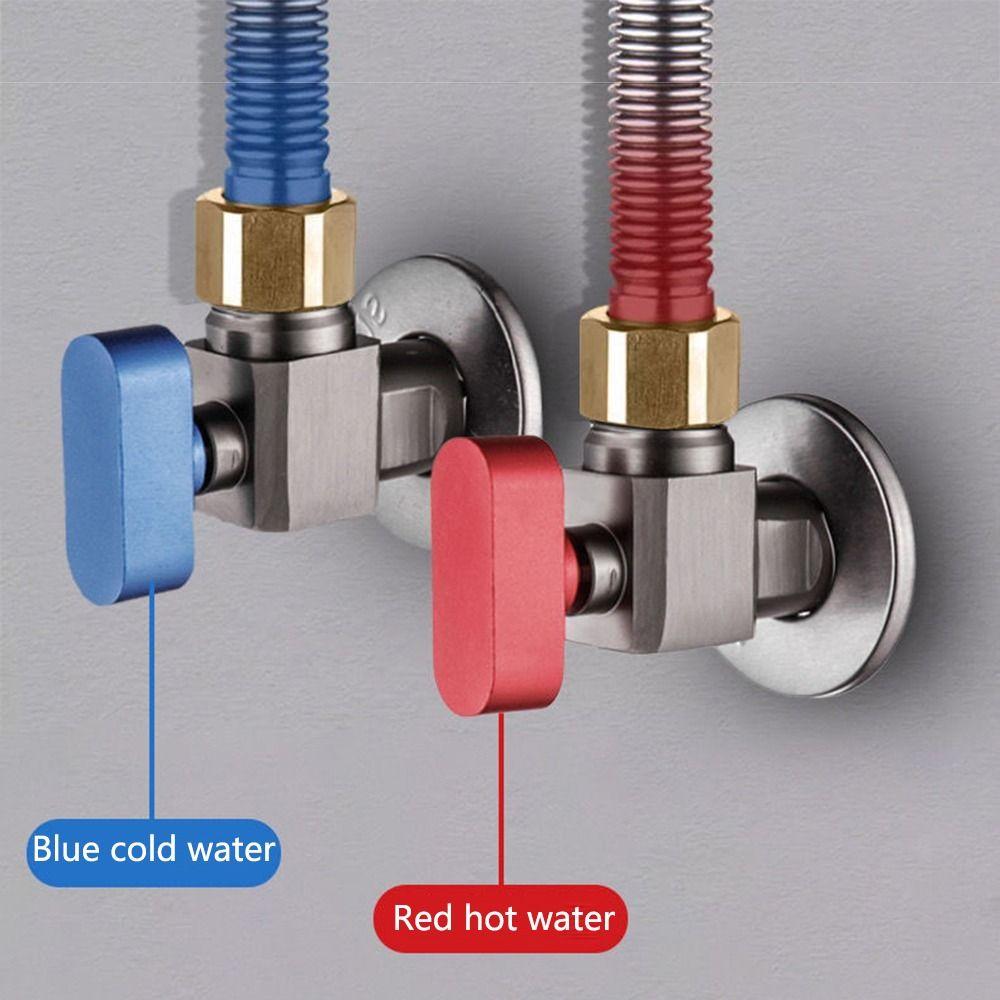 Easy Install Large Flow Angle Valve Hot and Cold Water Water Flows Control Valves  Kitchen